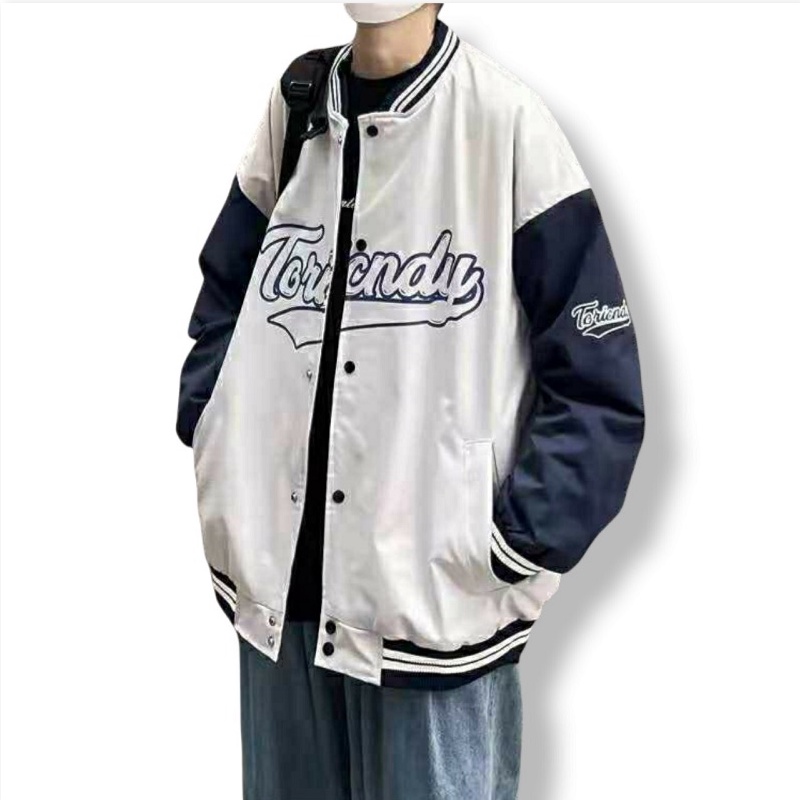 Áo Khoác Dù Bomber Unisex Phối Tay Cúc Bấm ĐĂNG QUANG FASHION