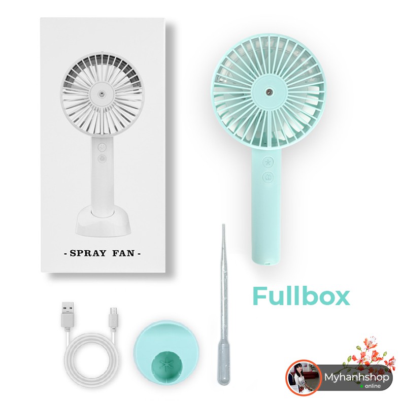 [Mã ELFLASH5 giảm 20K đơn 50K] quạt mini phun sương cầm tay pin 1800mA sạc usb chân đế để điện thoại - nhỏ gọn tiện dụng | BigBuy360 - bigbuy360.vn