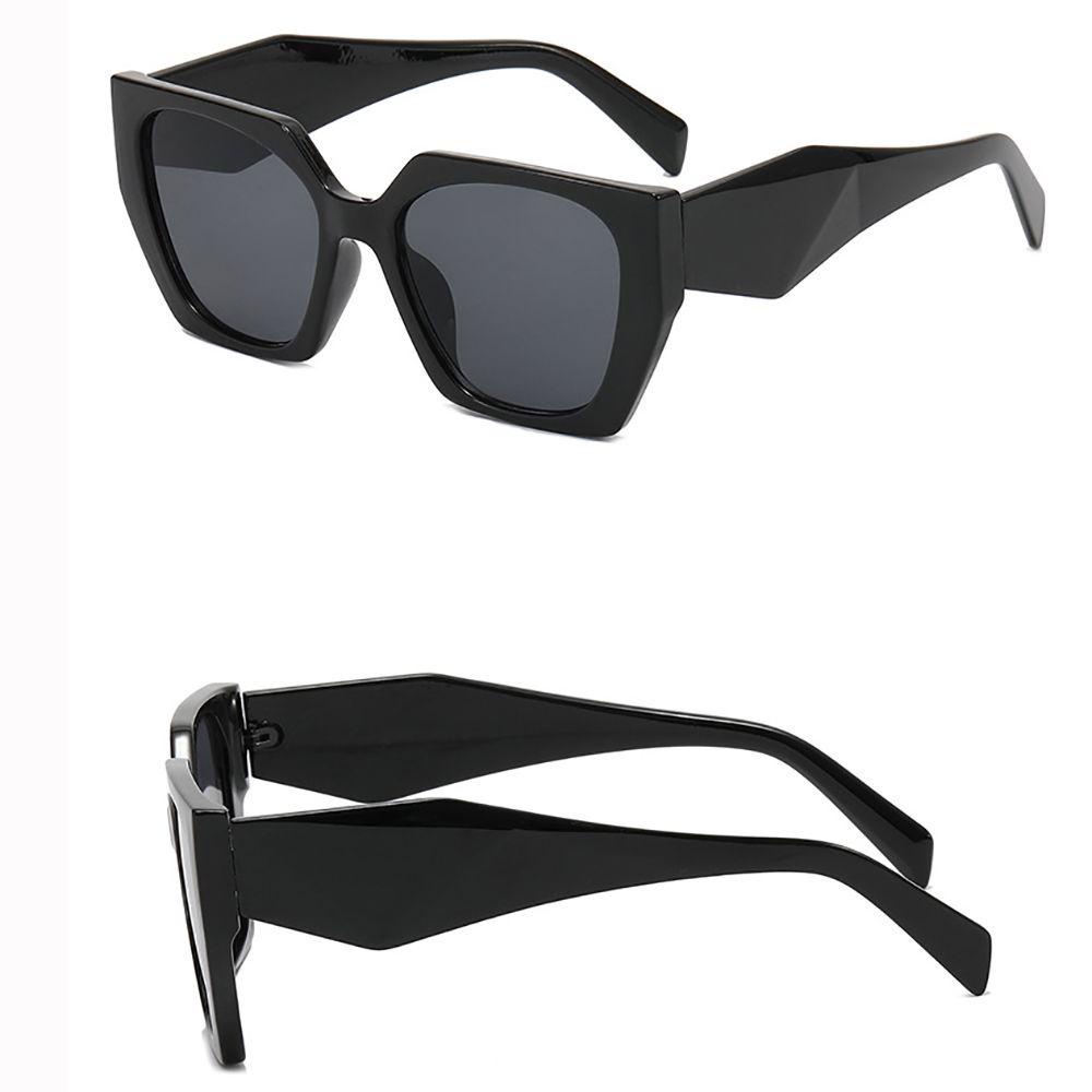 Kính Mát Tròng Đa Giác Chống Tia UV400 Chống Bức Xạ Phong Cách Hàn Quốc Cho Nam Và Nữ