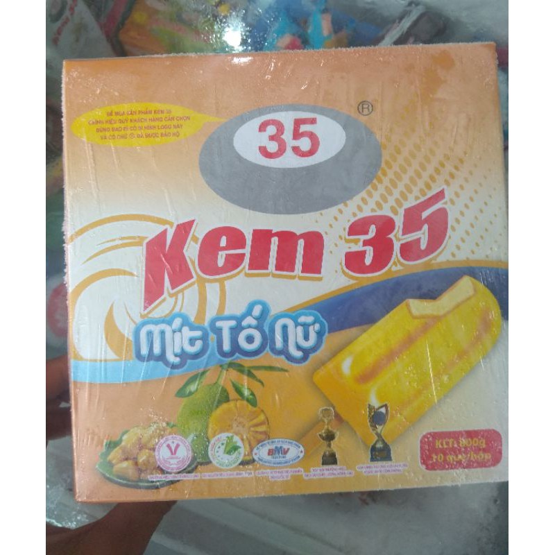 Hộp 10 que kem tràng tiền 35 vị mít tố nữ (NOW SHIP)