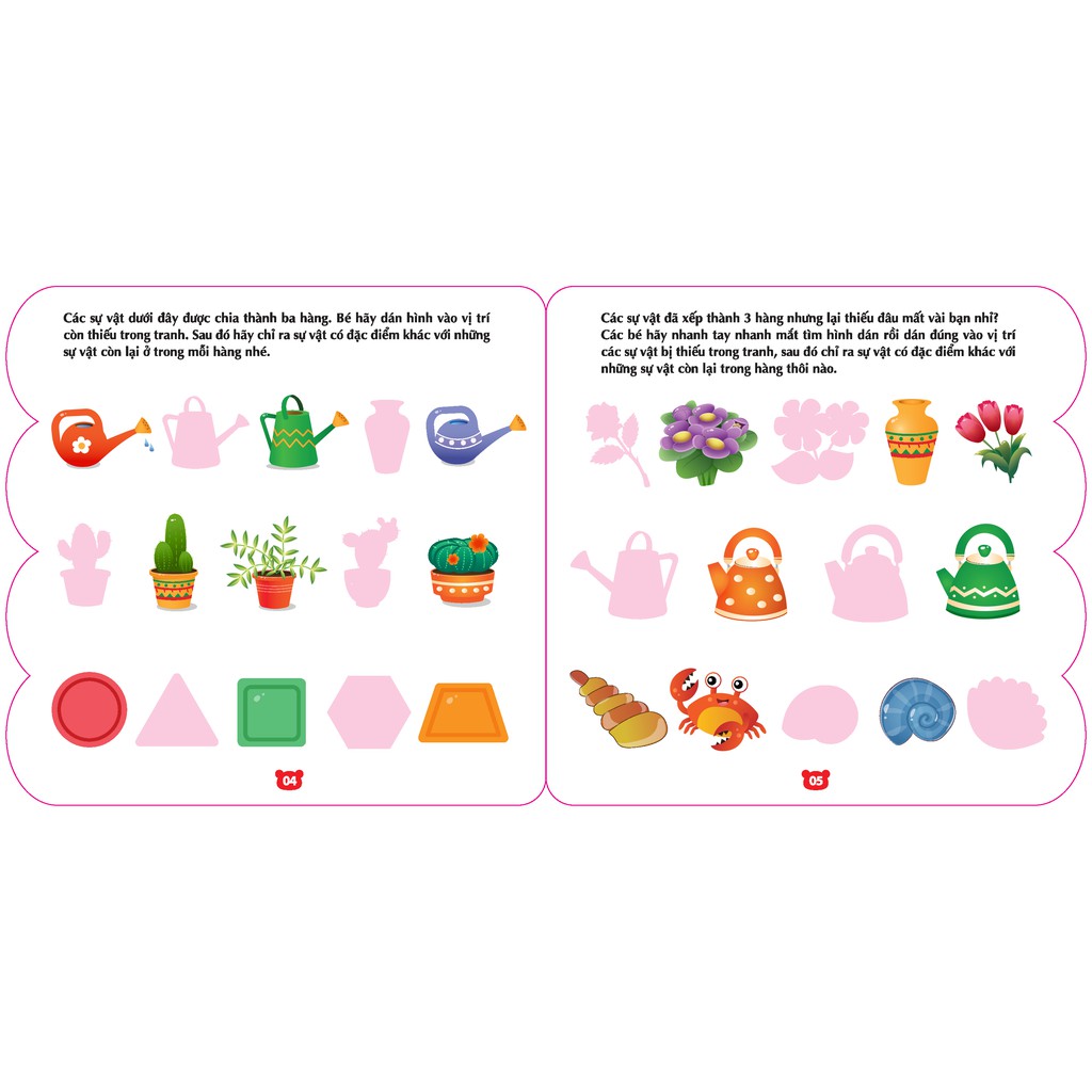 Sách - Bóc dán hình thông minh IQ - EQ - CQ - Sticker for kids cuốn 2