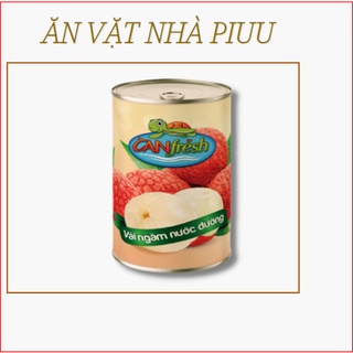 Đào lon ngâm nước juver đường 820g