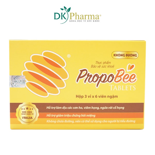 Viên ngậm PropoBee Tablets - Hỗ trợ làm dịu các cơn ho, viêm họng