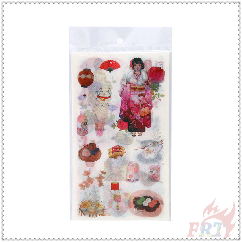 ❉ Sticker Dán Trang Trí Hình Hoa Anh Đào Xinh Xắn ❉ Set 6 Tấm Sticker Dán Trang Trí Thời Trang