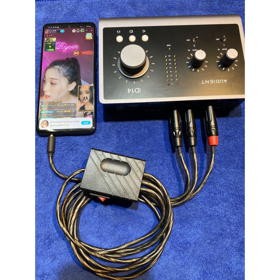 Dây Livestream Đa Năng PK Hai Chiều Bigo Ticktock Cho các Dòng điện thoại