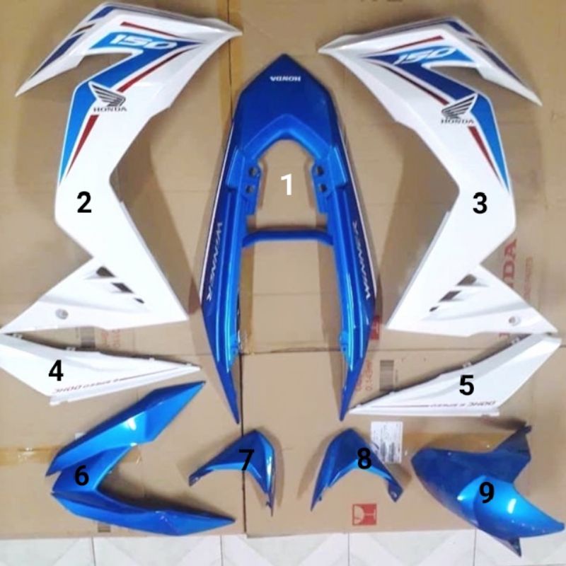 Dàn áo Winner V1 Xanh đời 2018 chính hãng Honda