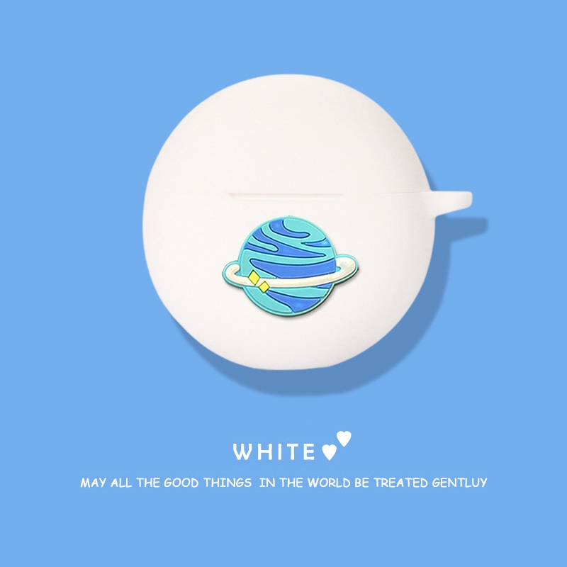 Vỏ Bảo Vệ Hộp Sạc Tai Nghe OPPO ENCO BUDS 2 Bằng Silicon Họa Tiết Hoạt Hình Anime Dễ Thương