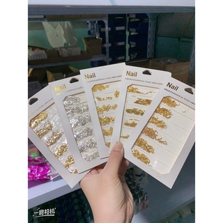 Charm hinh kim loại,trang trí móng tay siêu đẹp pk