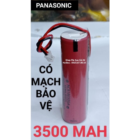 Pin Panasonic 18650 3500MAH Tông đơ cắt tóc