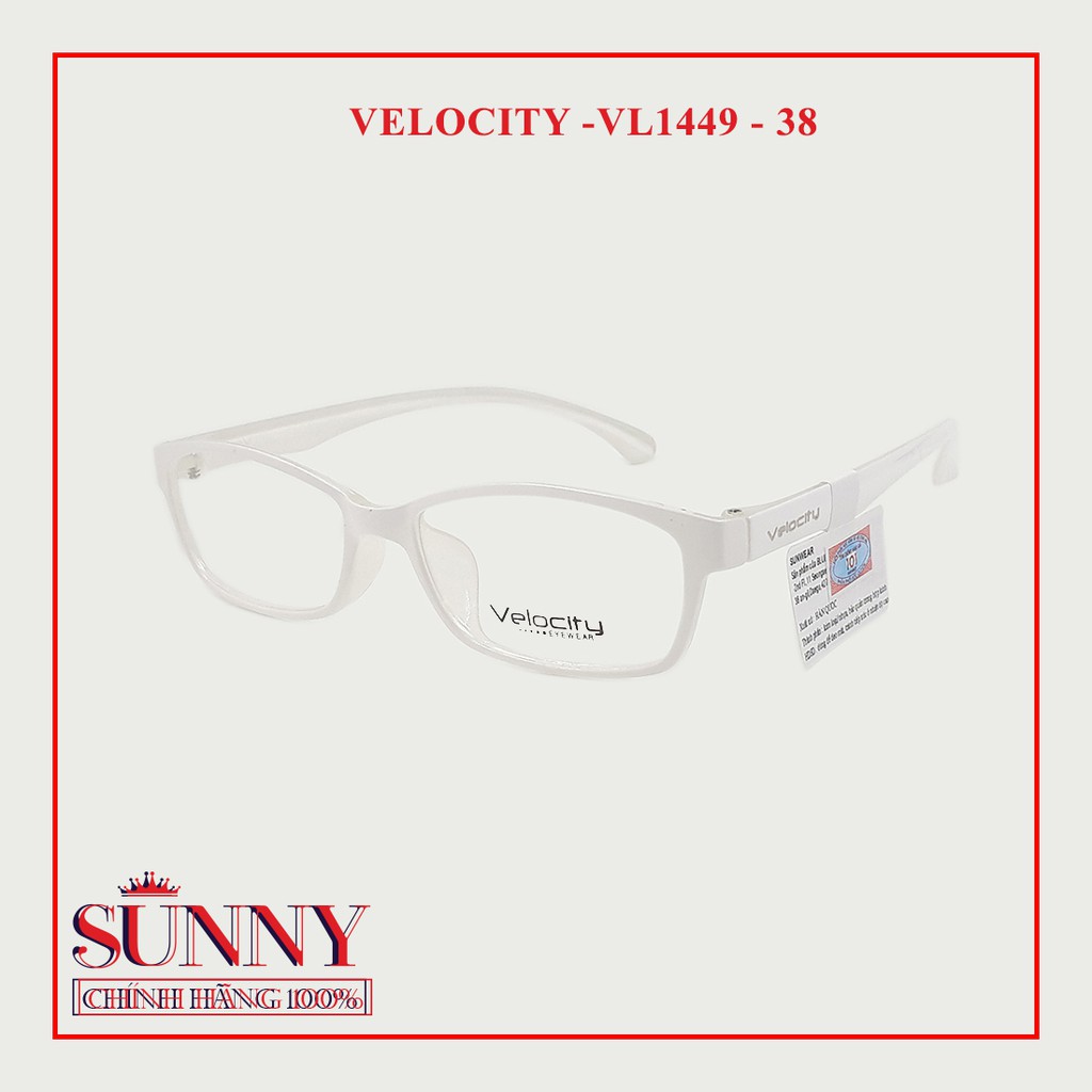 VL1449 - gọng kính nam nữ Velocity chính hãng, bảo hành toàn quốc