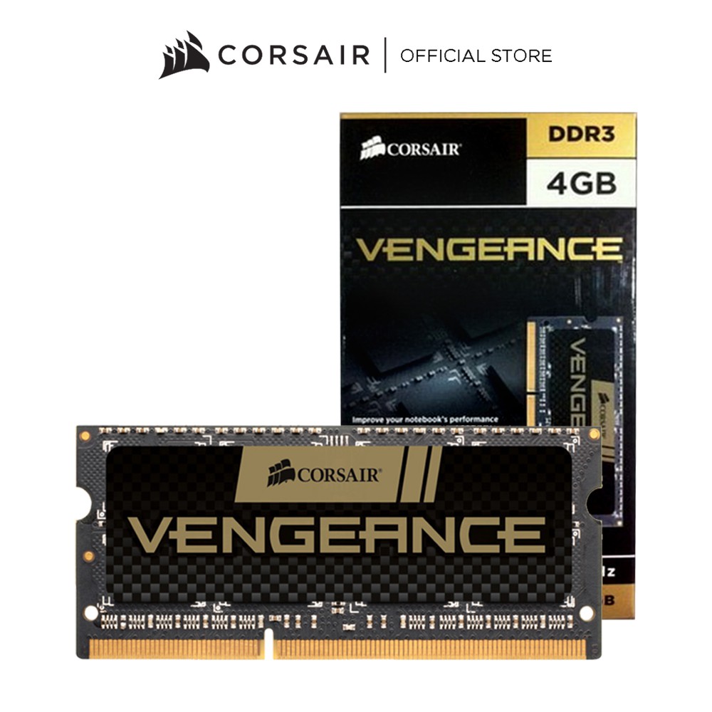  Ram Laptop Corsair Vengeance DDR3 4GB Bus 1600 1.5V CMSX4GX3M1A1600C9