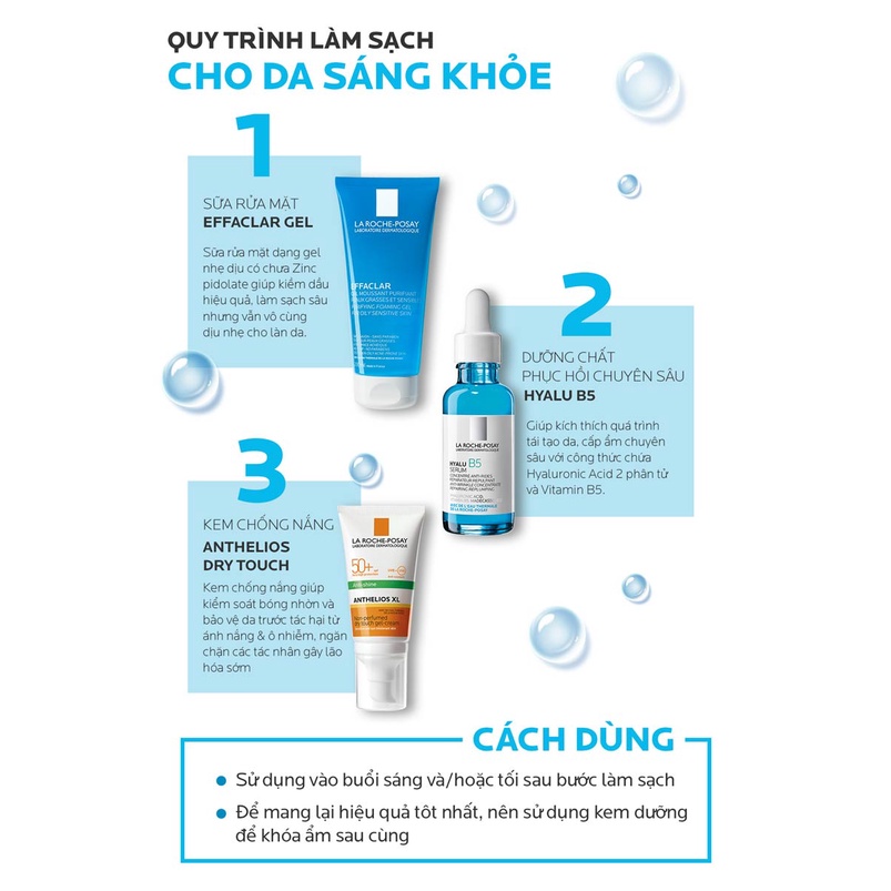 Tinh Chất Phục Hồi Da La Roche-Posay Hyalu B5 Serum 30ml Hasaki Sản phẩm chính hãng