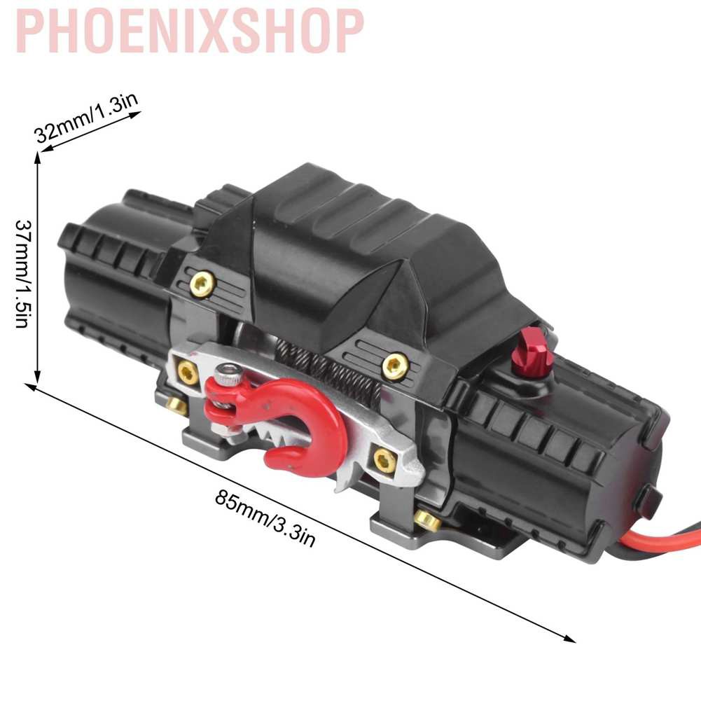 RC CHANNEL Động Cơ Tời Kim Loại 3rd Có Công Tắc Cho Traxxas / Hsp / Redcat / Tamiya / Axial Scx10 D90 / Hpi 1 / 8