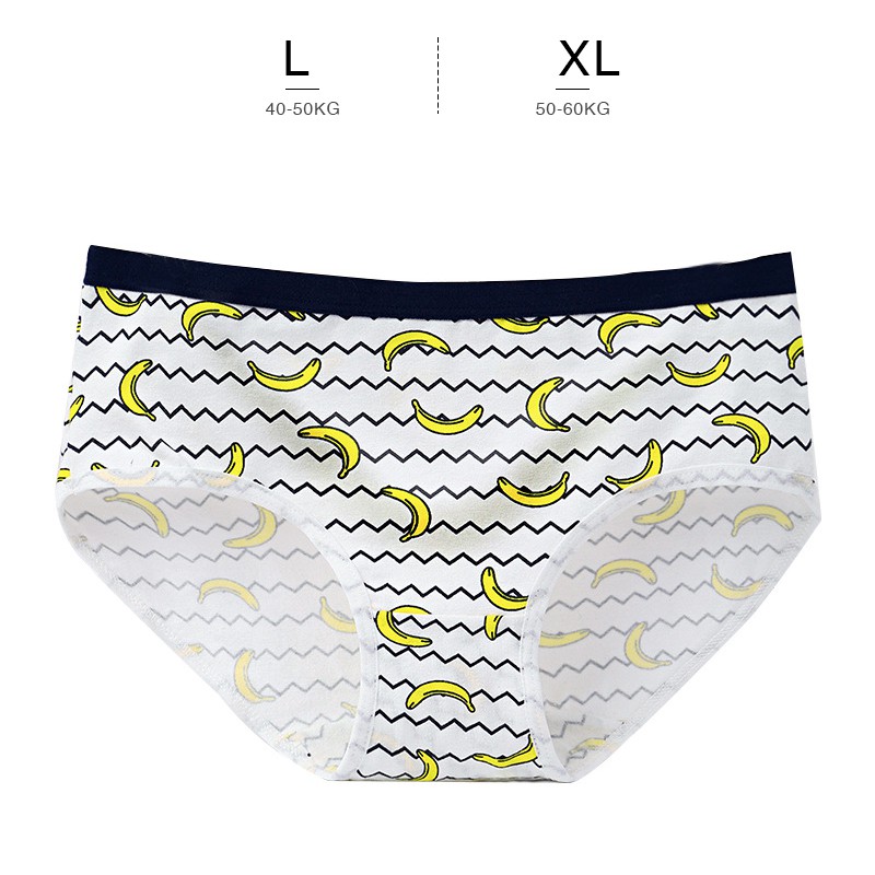 Quần lót nữ cotton cao cấp co giãn kháng khuẩn in hình đáng yêu dễ thương QL31 | BigBuy360 - bigbuy360.vn