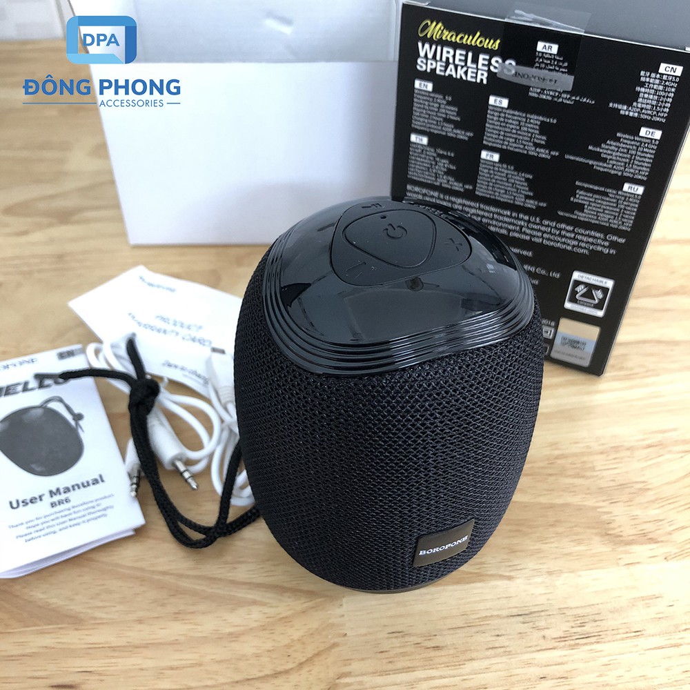 [Mã ELHACE giảm 4% đơn 300K] Loa Bluetooth Mini Borofone BR6 Chính Hãng Chống Nước