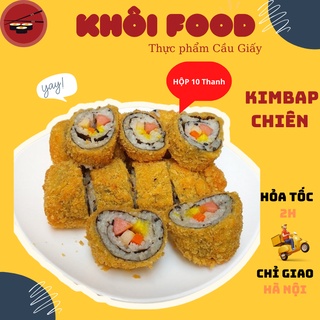 Kimbap Hàn Quốc chiên xù tẩm bột sẵn (hộp to 10 thanh /1,5kg)
