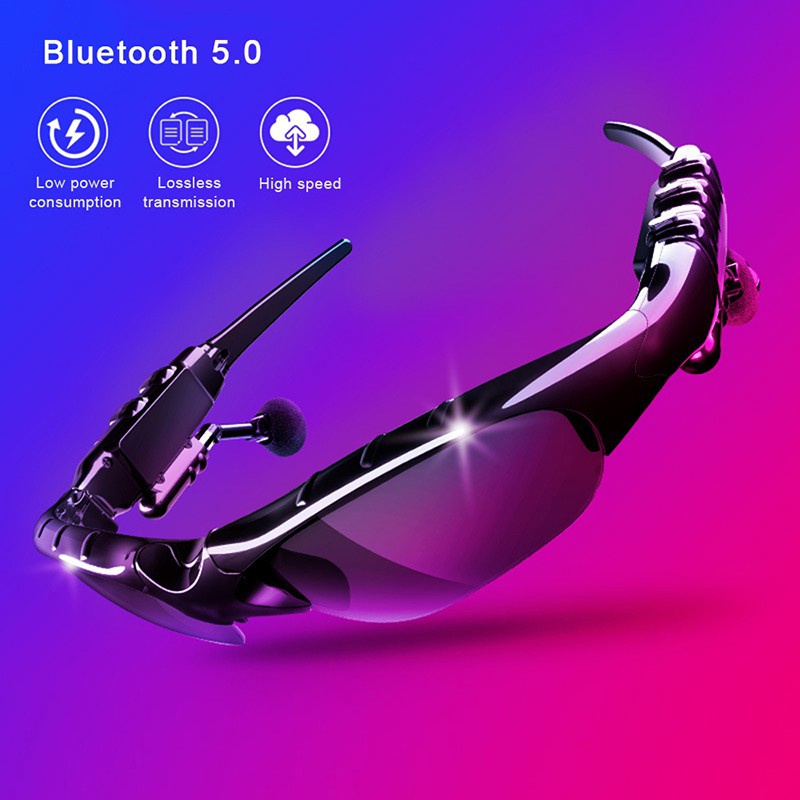 Kính Mát Tích Hợp Tai Nghe Bluetooth Không Dây Nghe Nhạc Mp3