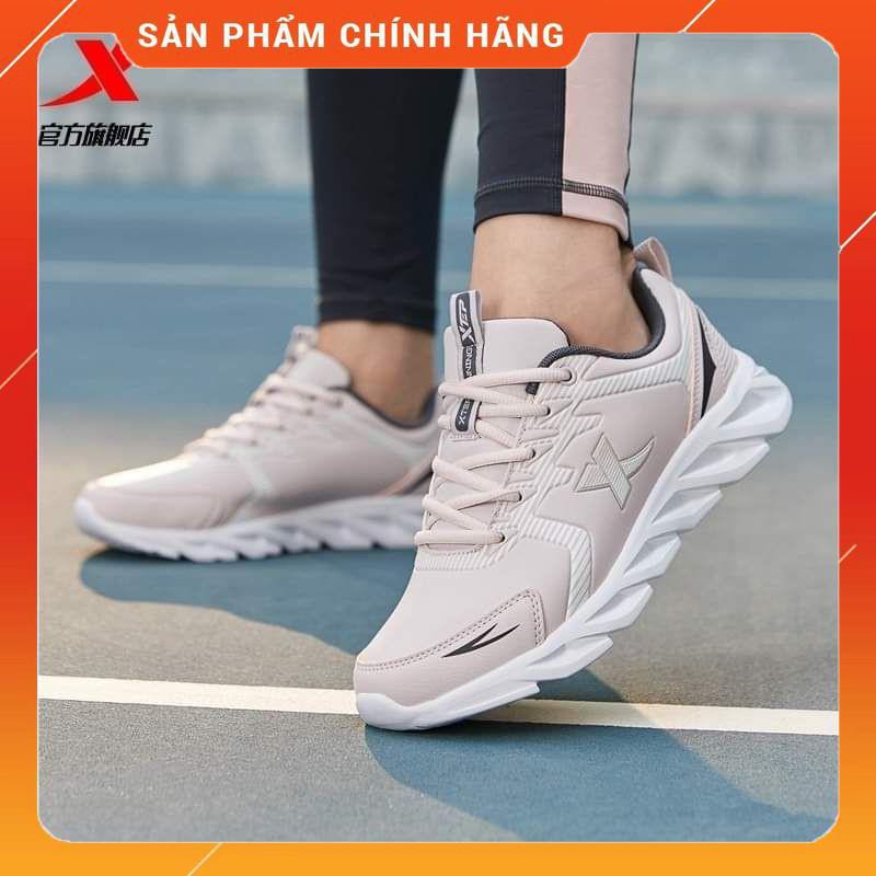 Giày chạy bộ  XTEP nữ  màu hồng phấn , siêu nhẹ , êm chân , giá rẻ cực đẹp