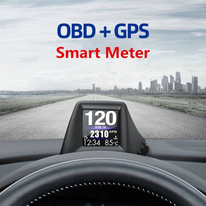 Màn Hình Hiển Thị HUD OBD2 + GPS Đa Chức Năng Cho Xe Hơi