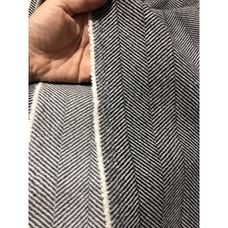 Vải wool, họ tiết herringbone, dày, khúc 1.4m