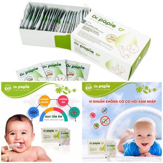 GẠC RƠ VỆ SINH MIỆNG LƯỠI CHO BÉ DR. PAPIE