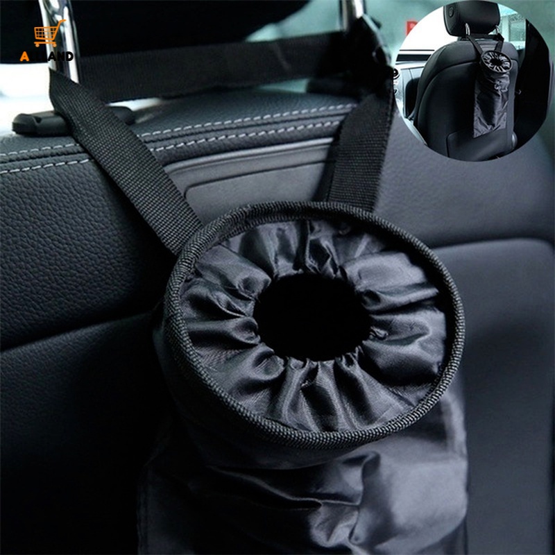 Túi Đựng Rác Bằng Vải Oxford Chống Bụi Gắn Sau Lưng Ghế Xe Hơi