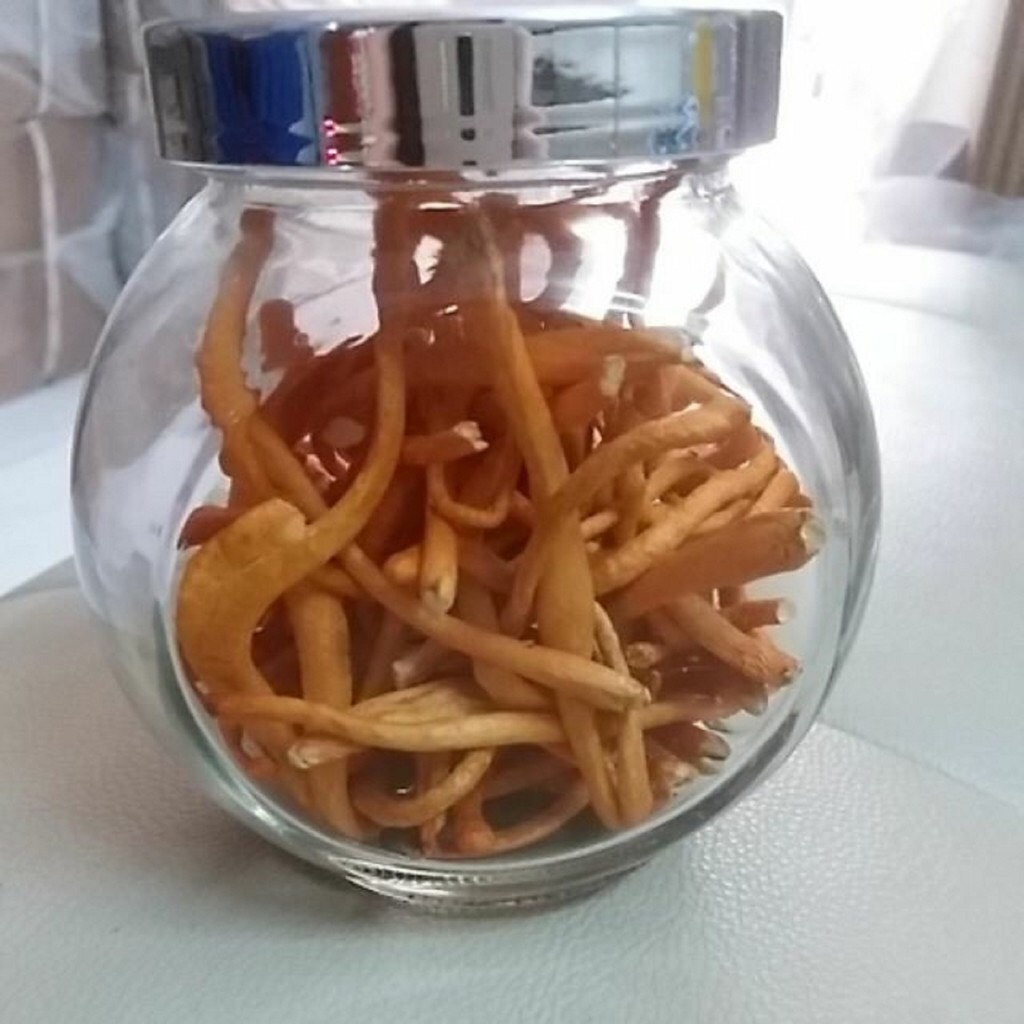 HŨ THỦY TINH NGHIÊNG HAI ĐÁY - NẮP XI BẠC