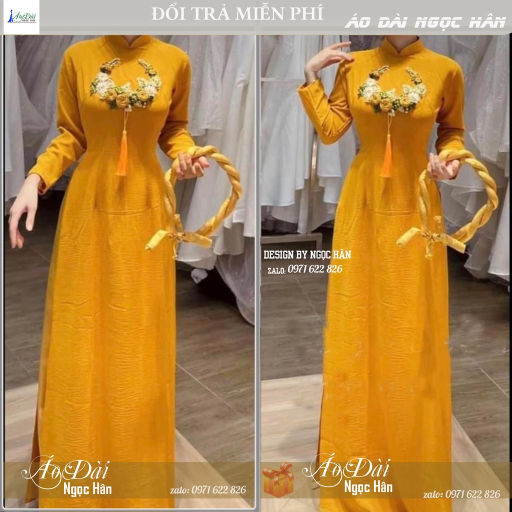 Áo Dài Bê Tráp Cô Dâu Chú Rể Nam Nữ Cách Tân BC01