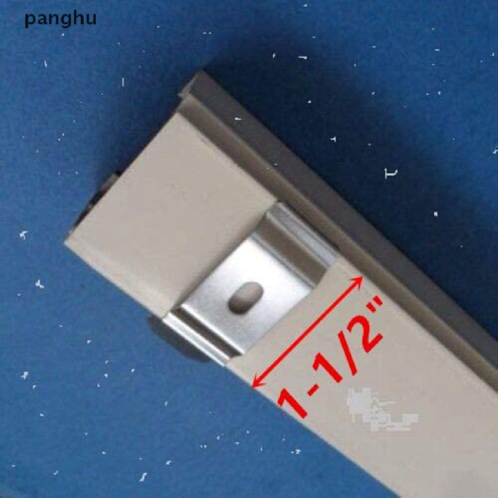 Set 2 Bộ Giá Đỡ Chữ L Màu Trắng Rộng 1-1 / 2 &quot;38mm Chuyên Dụng Cho Rèm Cửa