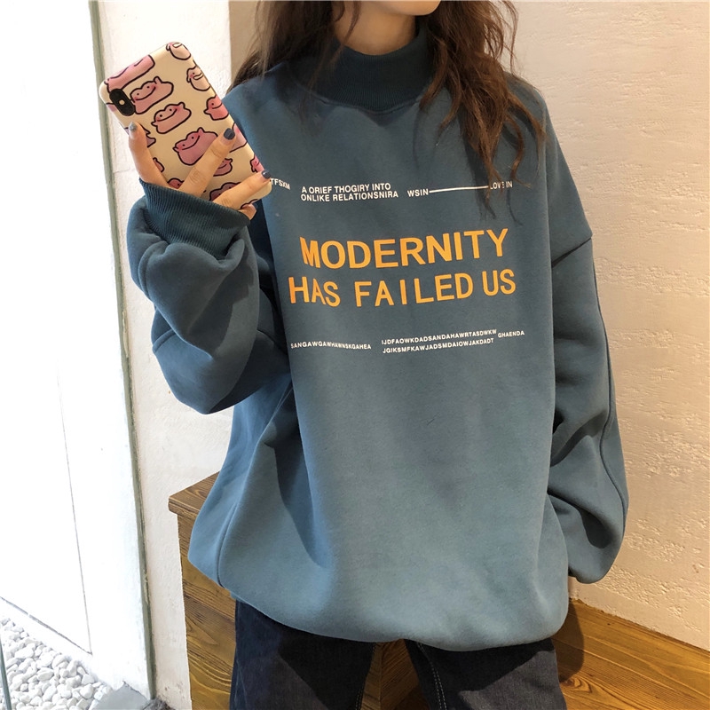 áo hoodie dáng rộng phong cách Hàn Quốc 5 Màu UNISEX | BigBuy360 - bigbuy360.vn