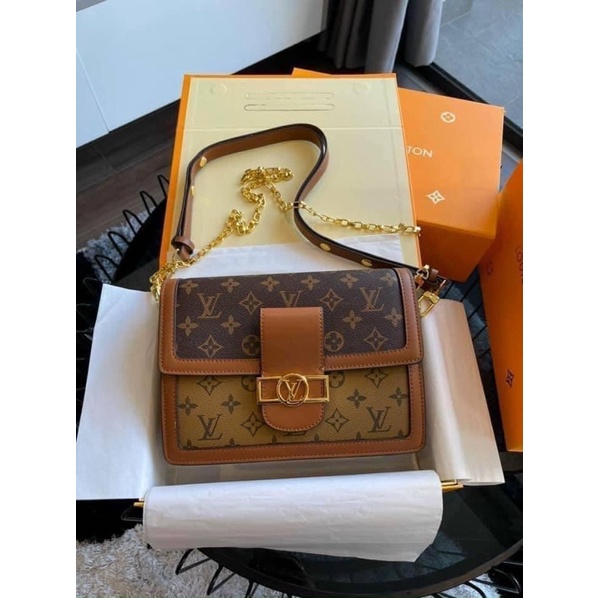 Túi xách Lv 2 dây dáng cặp