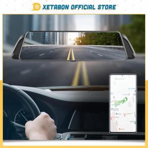 Camera hành trình gương VIETMAP iDVR P2 + Điều Khiển Bằng Giọng Nói + Dẫn đường VietMap S1 + Truyền hình trực tiếp video | BigBuy360 - bigbuy360.vn