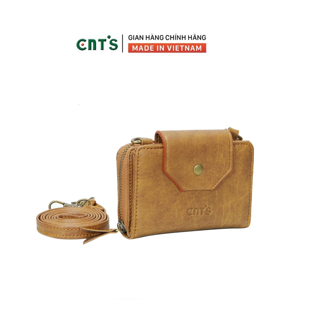 Ví nữ cầm tay VN24 có dây đeo tiện lợi