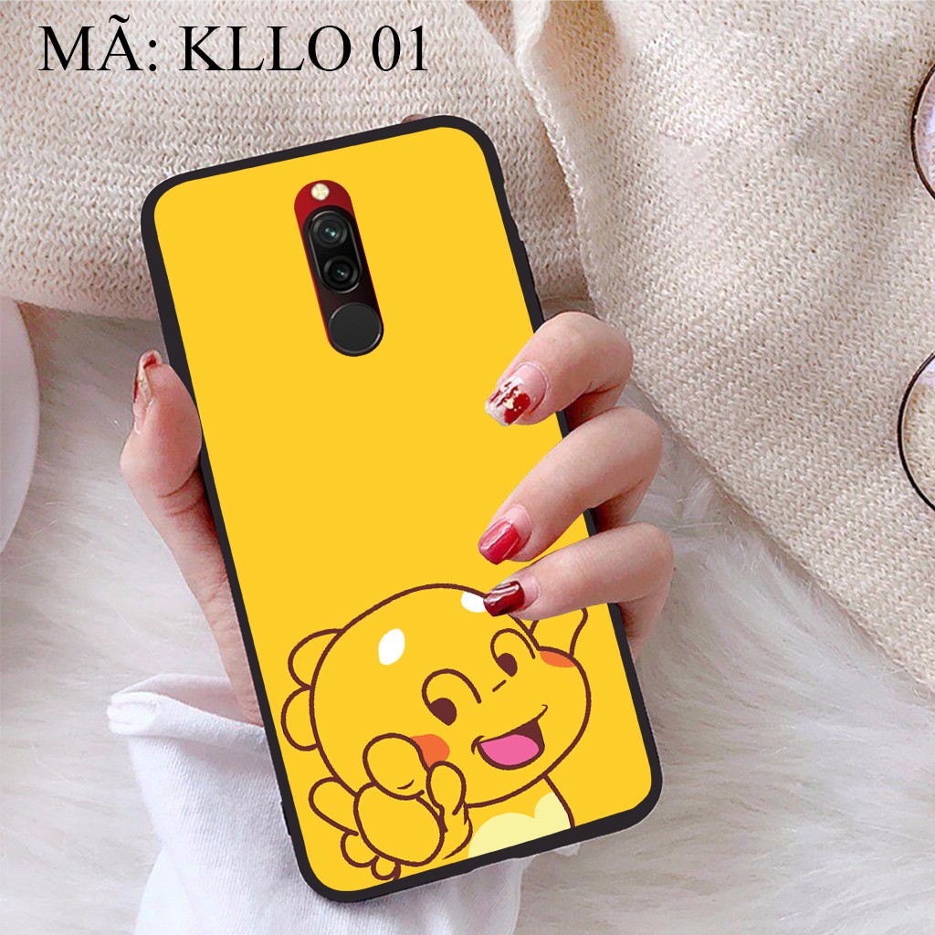 Ốp lưng Xiaomi Redmi 8 viền dẻo TPU BST Khủng Long Lai Ong