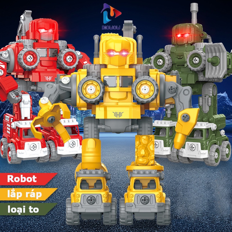 Robot biến hình hot nhất 2023, robot đồ chơi dành cho bé, Bigwow đồ chơi thông minh