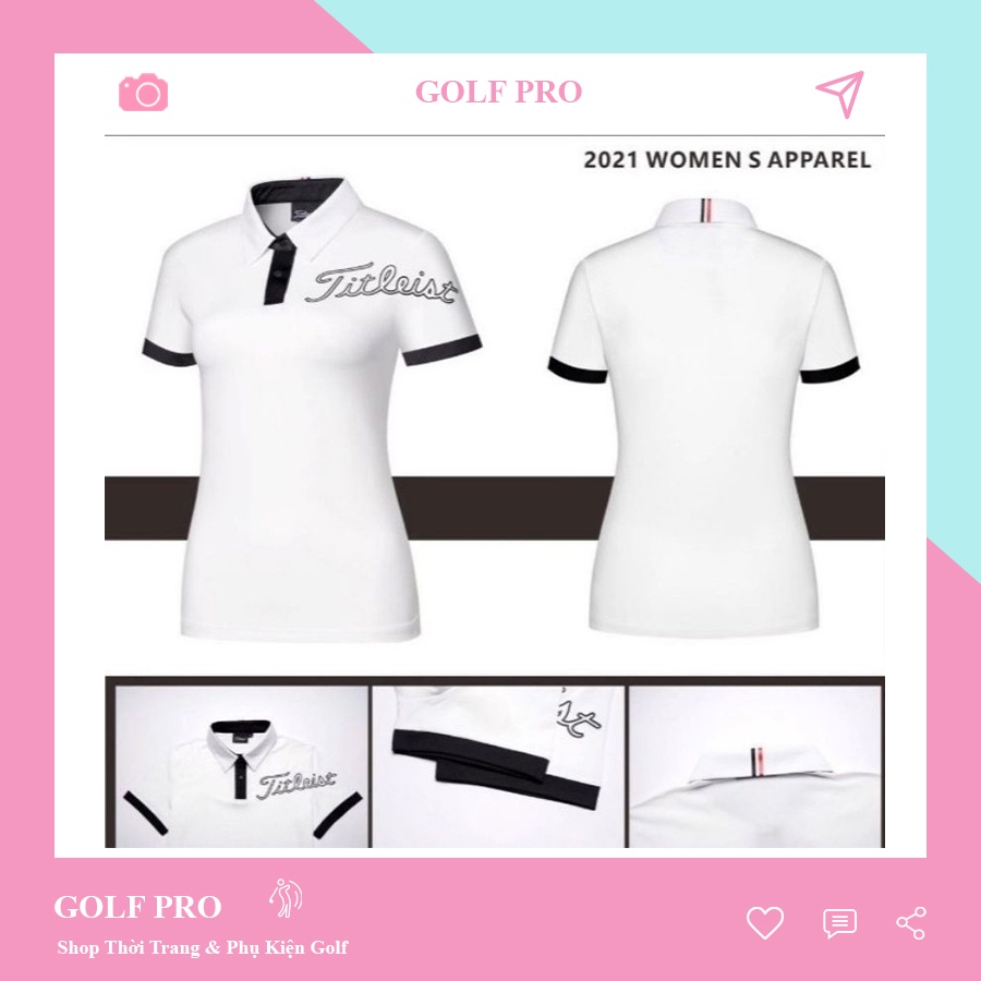 Áo chơi golf nữ Titleist thời trang thể thao giá rẻ shop GOLF PRO AS004