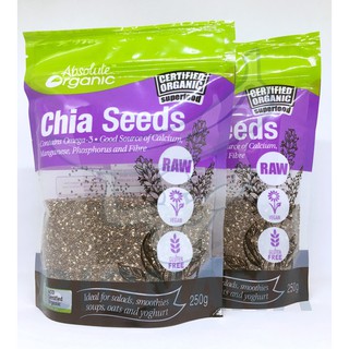 Siêu giảm giá 2 Gói Chia Tím Absolute Organic - 250g*2