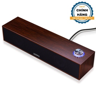 Loa gỗ dài, loa để bàn leerfei yst 3513 công suất lớn dùng cho máy vi tính pc, laptop, tivi