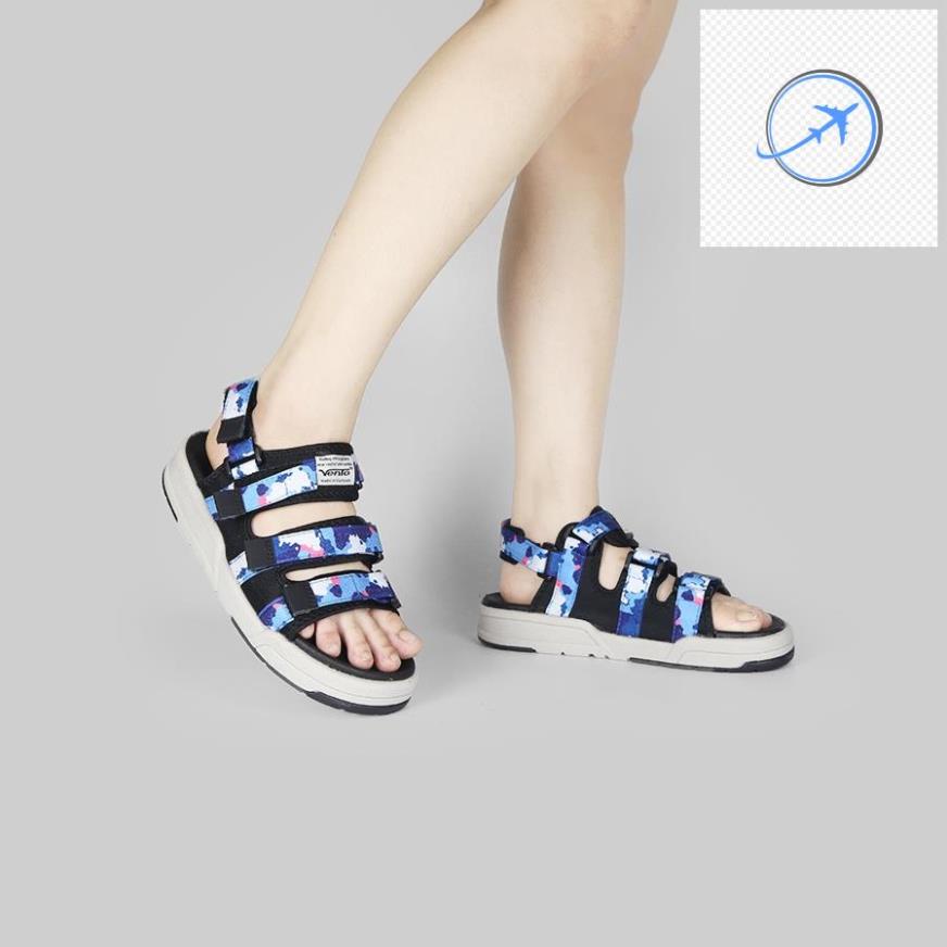 🚴🏇 Giày Sandal Vento Nam Nữ Chính Hãng NV1001 - Xăng-đan dép học sinh đế cao 3 phân giá rẽ 🚴🏇