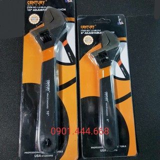 Mỏ lết CENTURY 8" 10" - Thép tay cầm bọc Cao su