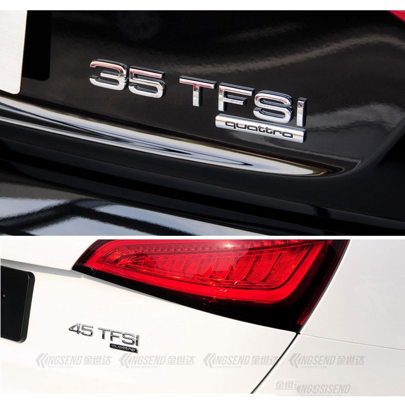 Tem Logo Chữ Quattro Dán Xe ô Tô MS-111