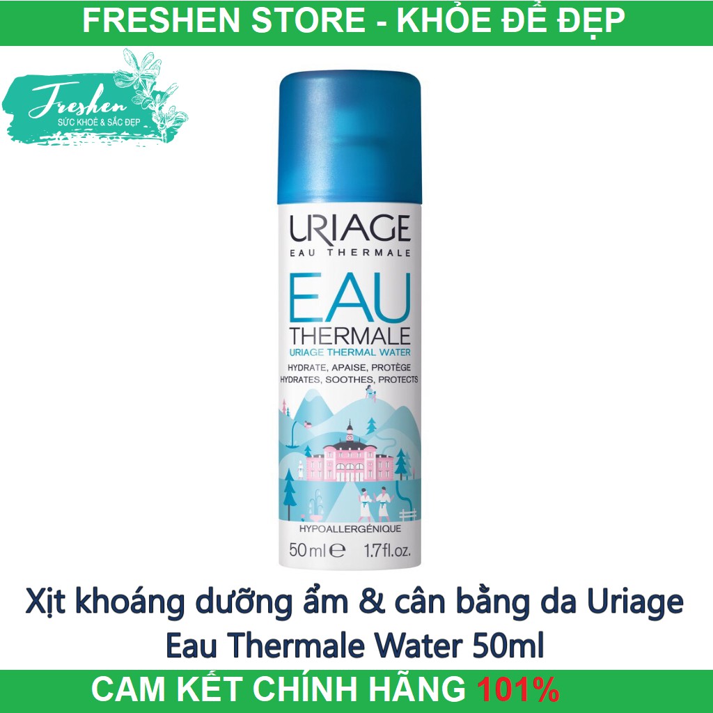 ✅ (CHÍNH HÃNG) Xịt khoáng dưỡng ẩm &amp; cân bằng da Uriage Eau Thermale Water 50ml