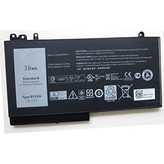 [HCM] PIN LAPTOP DELL E5470 NGẮN 38WH (RYXXH)/ 47WH (NGGX5)  - 3, 4 CELL dùng cho Latitude E5270 E5470 E5570