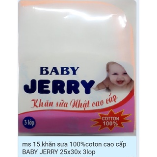 Combo 10 cái khăn sữa 3 lớp vải xô cotton