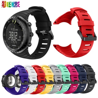 Dây đeo thay thế chất liệu silicon thiết kế nhiều lỗ thời trang cho Suunto Core