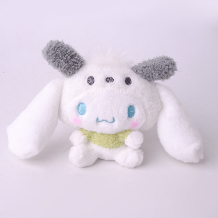 SANRIO Móc Khóa Hình Búp Bê Kuromi Melody Purin Pochacco Nhồi Bông Đáng Yêu