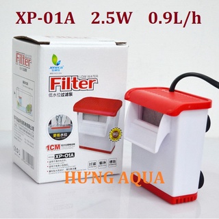 Lọc thác cho bể rùa, lọc nước cho bể cá mini, máy lọc thác cho bể rùa XP-01A 2.5W