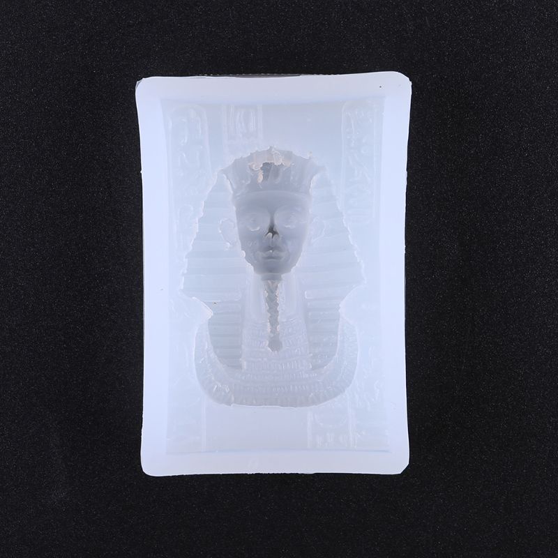 Khuôn Làm Móc Khóa Bằng Nhựa Epoxy Hình Chân Dung Pharaoh Sáng Tạo