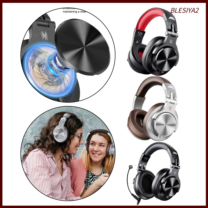 [BLESIYA2] A71 Over-Ear Wired Headphones Studio Monitor Headsets with Mic