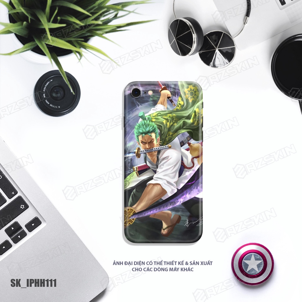 Miếng Dán Skin Hoạt Hình Full Lưng Viền Cho IP 7 - 14 Pro Max |SK_IPHH111| Chất Liệu Skin Cao Cấp, Khuôn Cắt CNC Dễ Dán